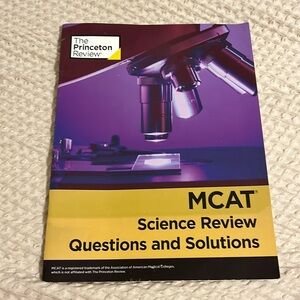 Princeton Review MCAT Science Review Questions and Solutions Book- Unused